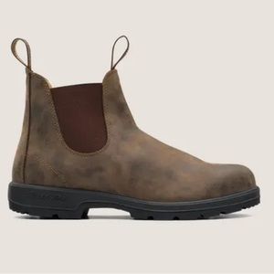 Rustic Brown - Blundstone Chelsea Boots Womens 7.5